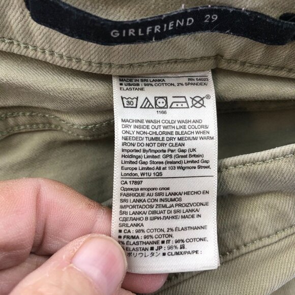 Banana Republic Women's Girlfriend Jeans 29 Premium Denim Stretch Straight Leg - Picture 5 of 16